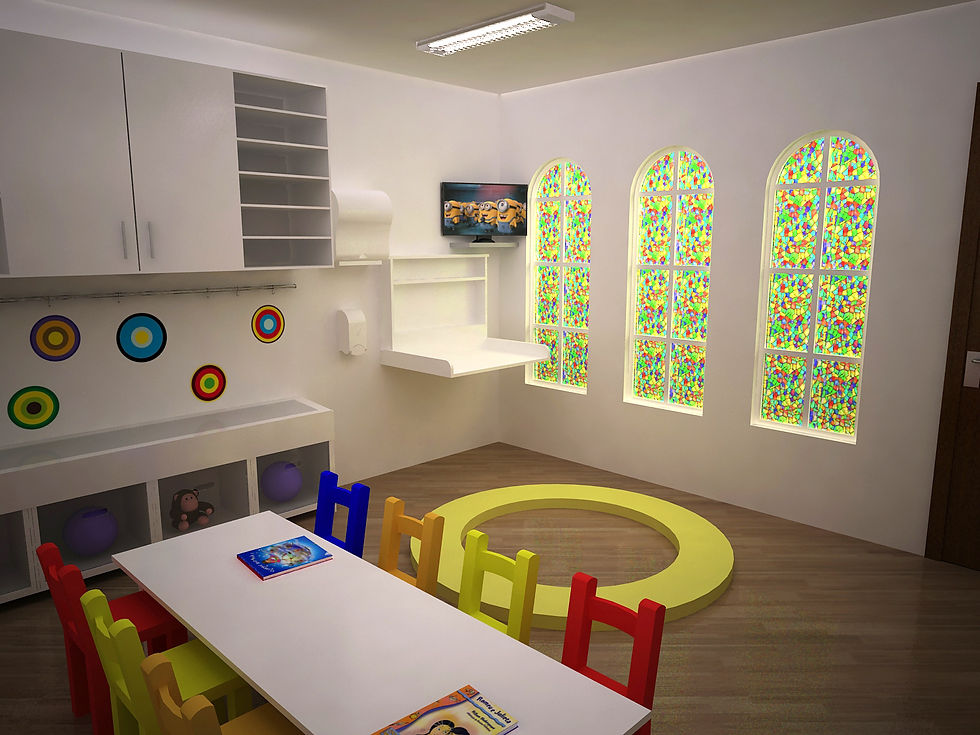 3D Sala Colegio Infantil