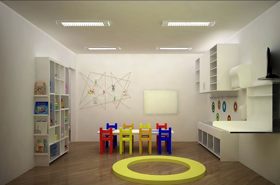 3D Sala Colegio Infantil