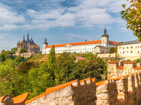 The Cathedral of St Barbara and Jesuit College in Kutna Hora, Czech Republic, Europe