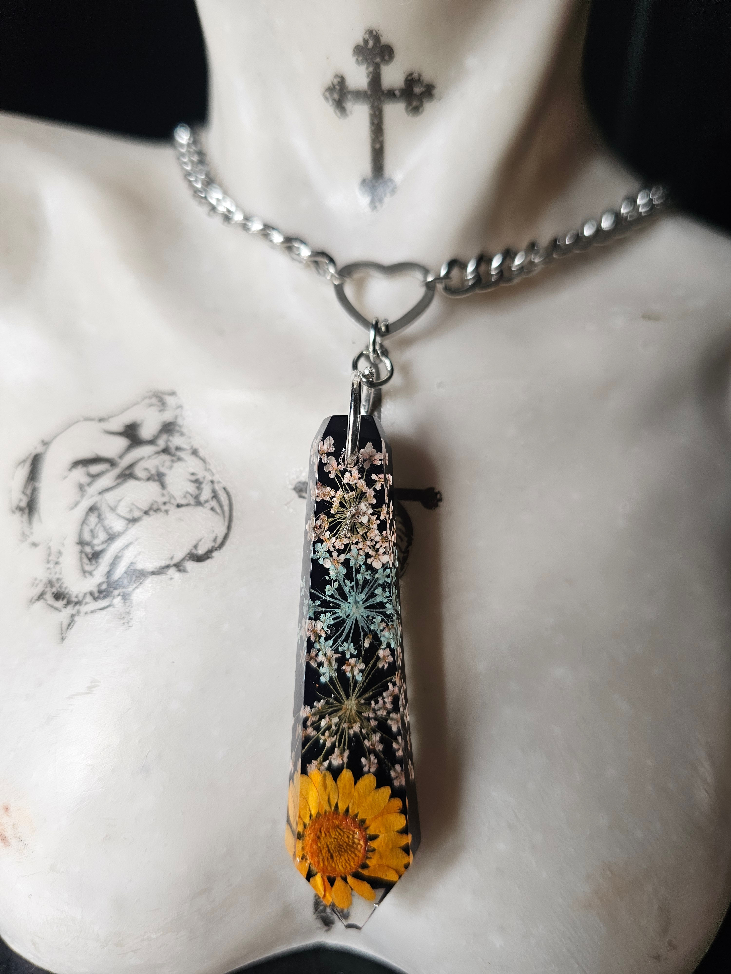 Resin Crystal Sunshine Necklace