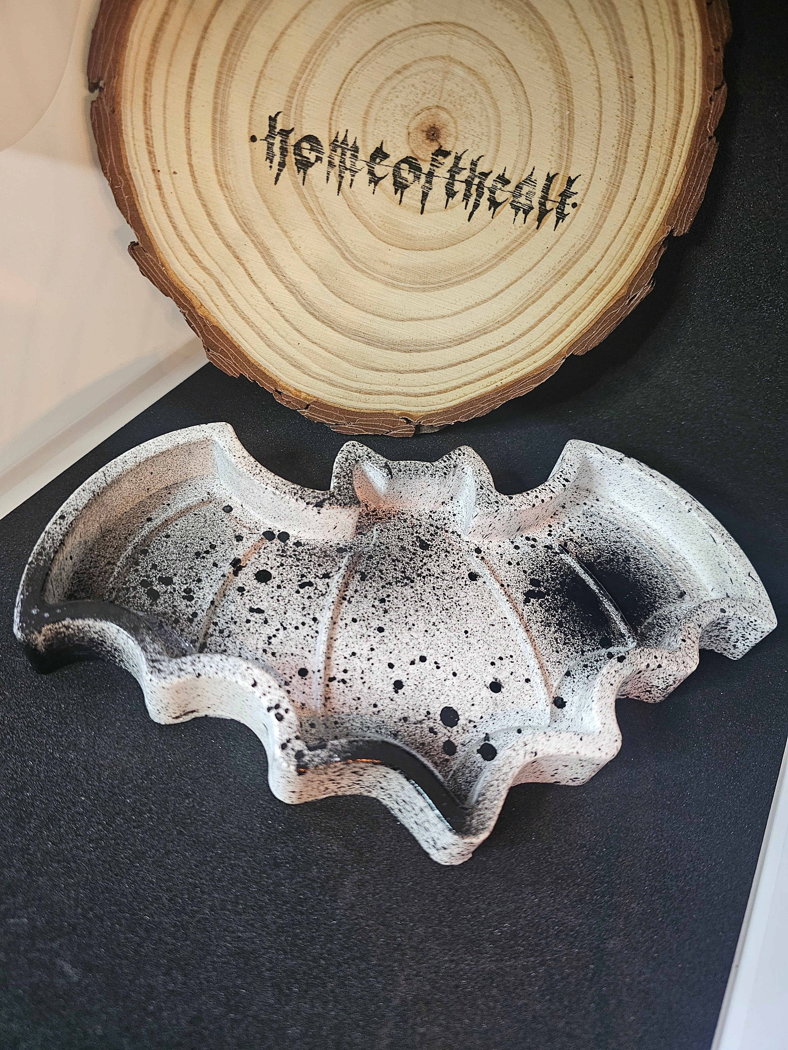 Bat Jewellery Tray - Splatter effect