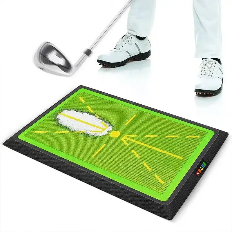 Thumbnail: Golf Strike Mat Bead Display Track Beginner Training Trace Detection Pad Swing E