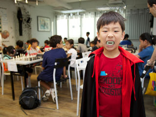 October EOM - Halloween, candies and solid chess performance of all Caissa students