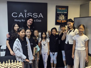 Caissa Girls at the 1st Caissa HK Rapid