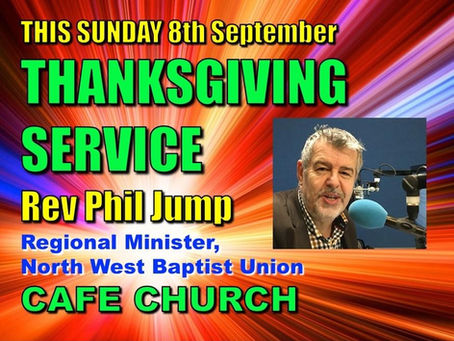 Sunday 8th September at 10.45am - Warm Welcome