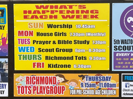 What’s on this week……!
8th-14th September 2024.