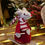 Thumbnail: The Skiing Mouse - Red Felted Friend -  Stocking Filler