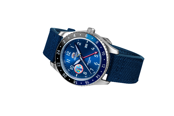 orient fab anjos com pulseira azul