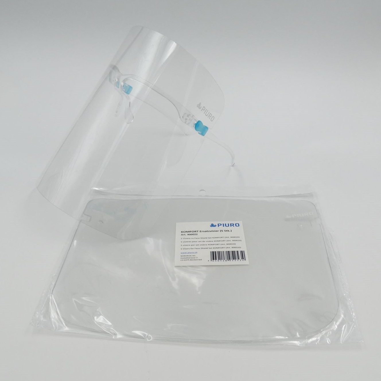 Ersatzvisier (5 Stk.) zu KOMFORT Face-Shield