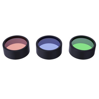 Farbfilter Set Rot, Grün, Blau für Taschenlampe und Suchscheinwerfer