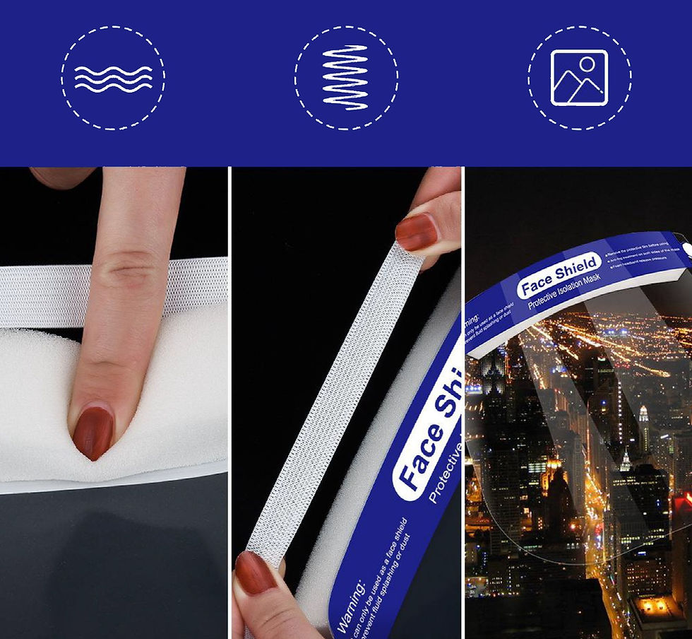 Miniaturbild: Gesichtsschutz / Visier Set (10 Stück)