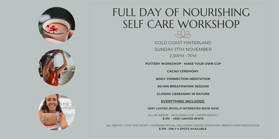 Full day self care workshop