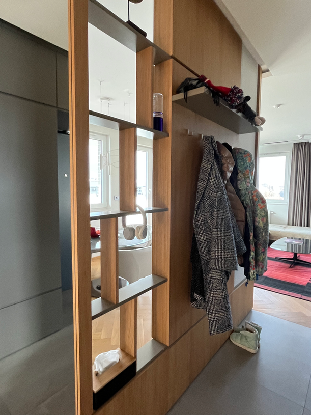 Apartament wielbicieli włoskiego designu, 118m2 stylowego wnętrza w Warszawie, 2024 r.