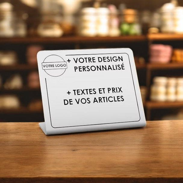 Etiquettes "Chevalets" Personnalisables