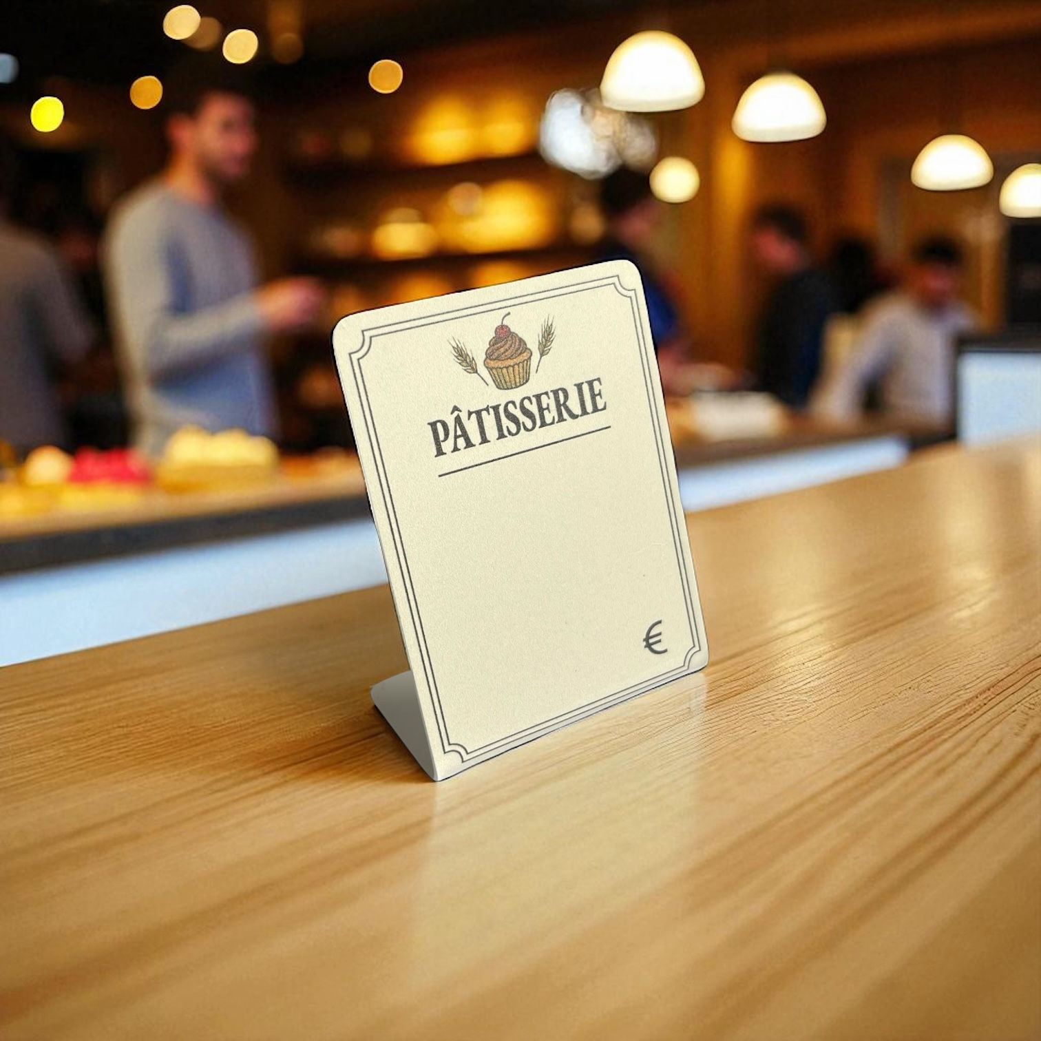 Modèle Pâtisserie | Etiquettes chevalets