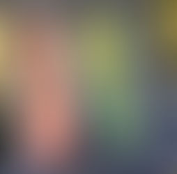 five sculptures to represent the colours of the rainbow