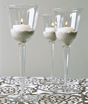Tealight Candles in glass