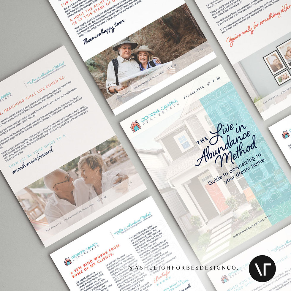 Giovann Cavarra Real Estate - eXp Realty Booklet Design