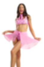 Thumbnail: BABE IN CHARMS Sugar Pink Mini Sarong