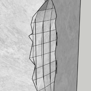 스케치업으로 벽 부서진 효과 만드는 방법