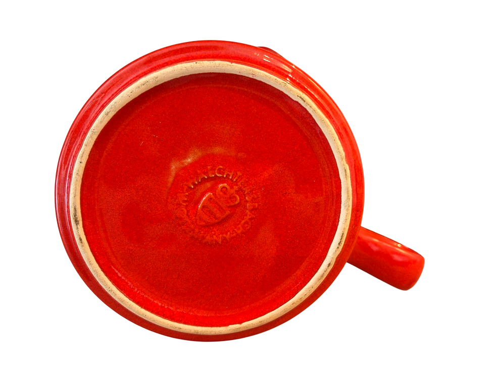 Miniature : Saucière vintage Waechtersbach rouge aux cœurs blancs made in germany vue 2