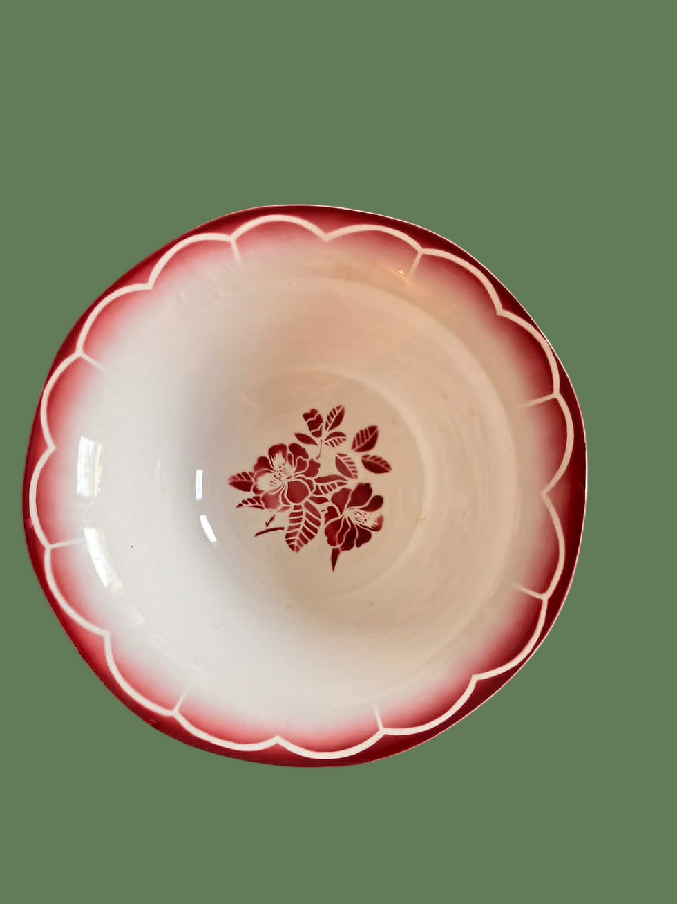 Le saladier vintage Marsac Digoin Sarreguemines vue 1