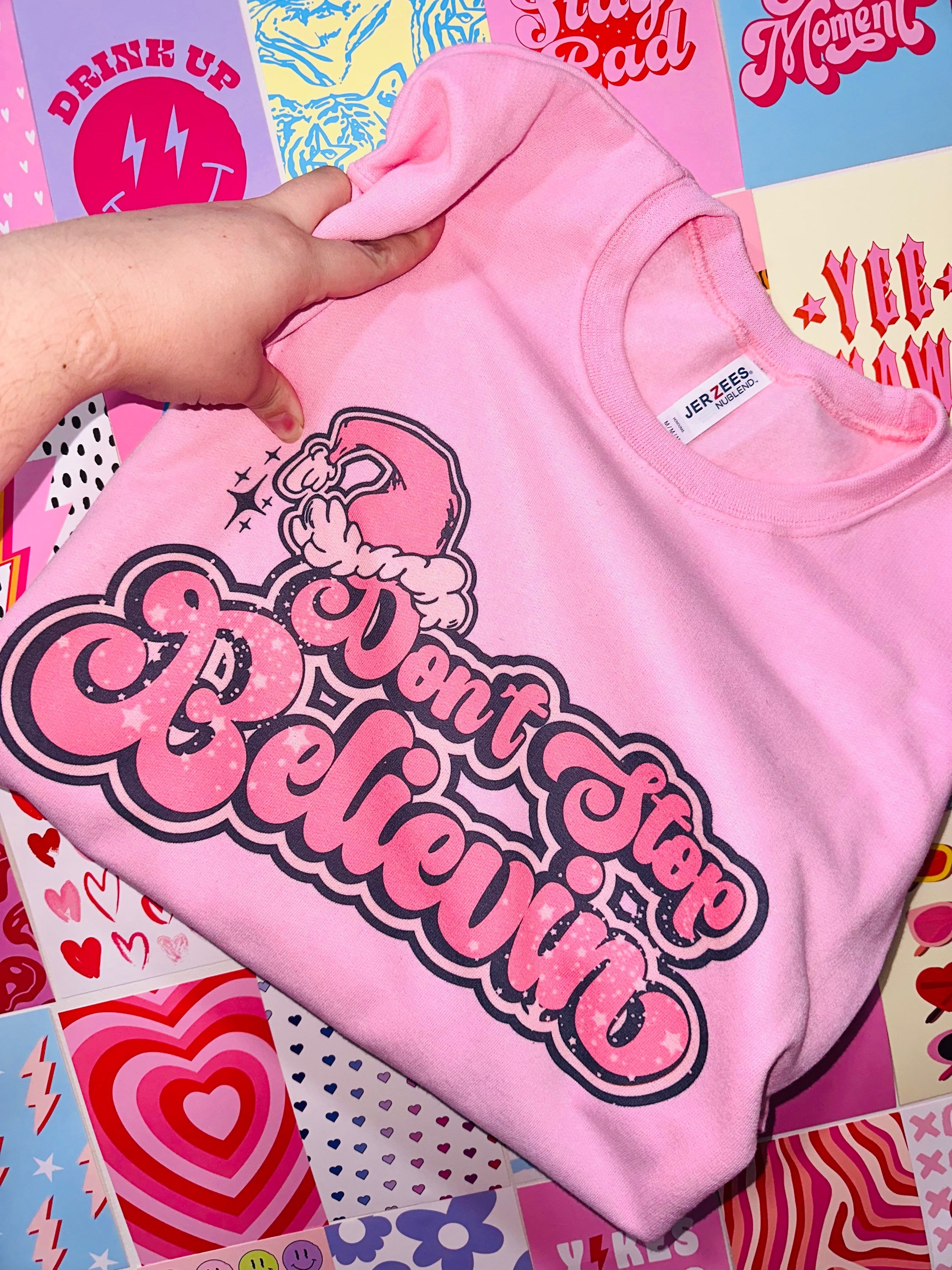 Pink believing 