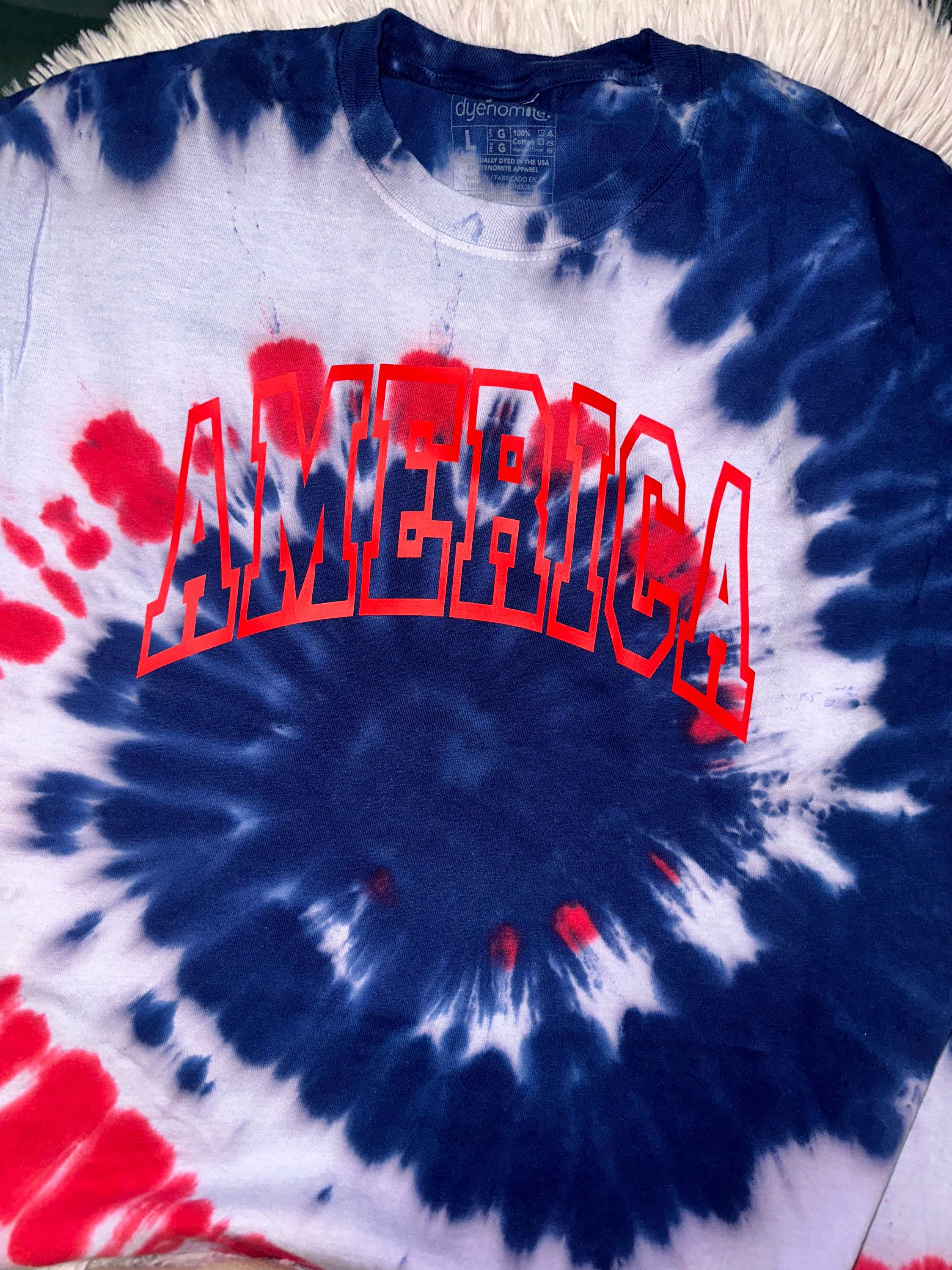 America tie dye 