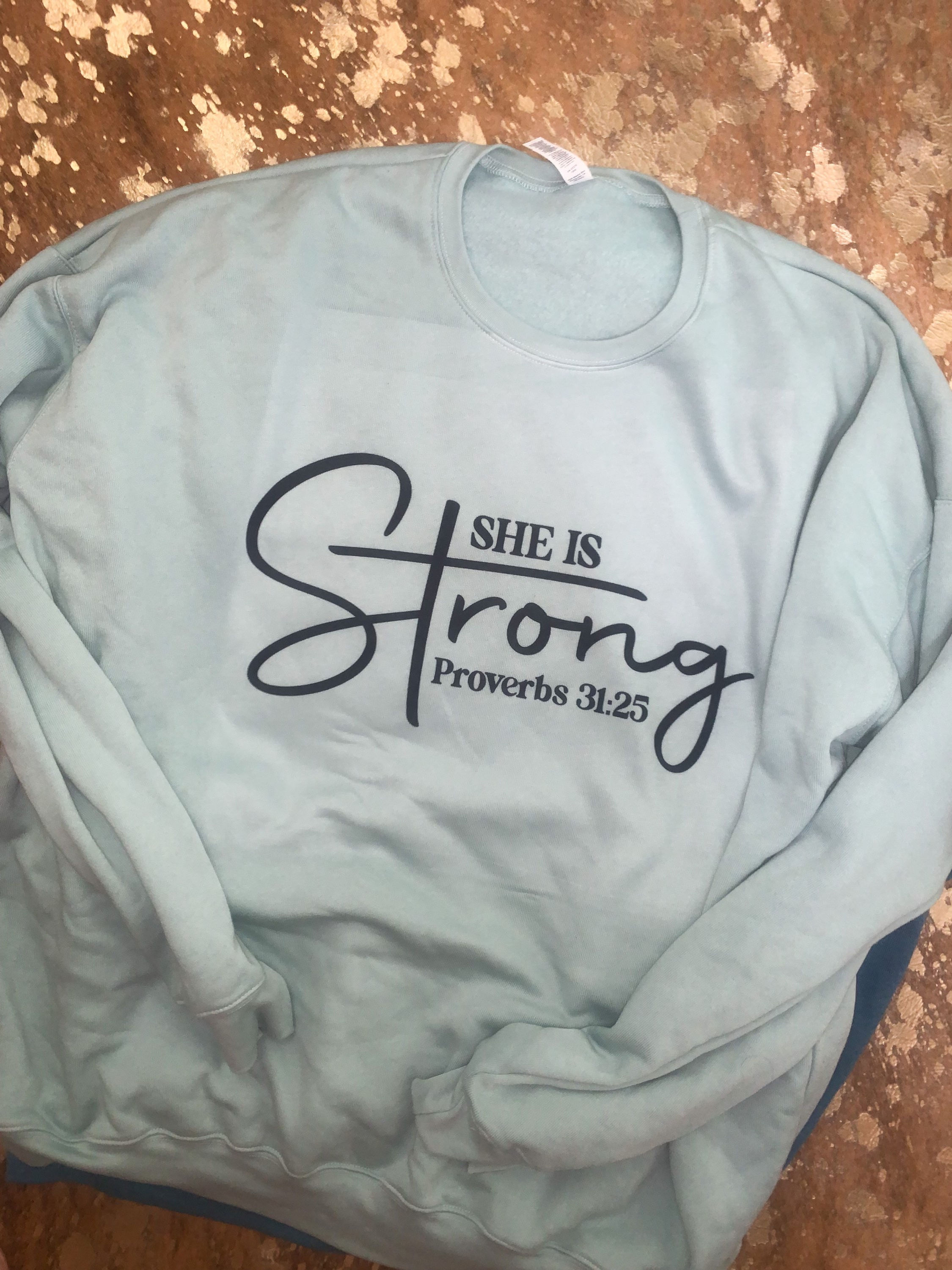 She is strong 
