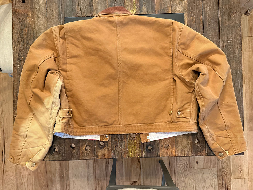 Thumbnail: XL Vintage Carhartt Cropped Coveralls Jacket