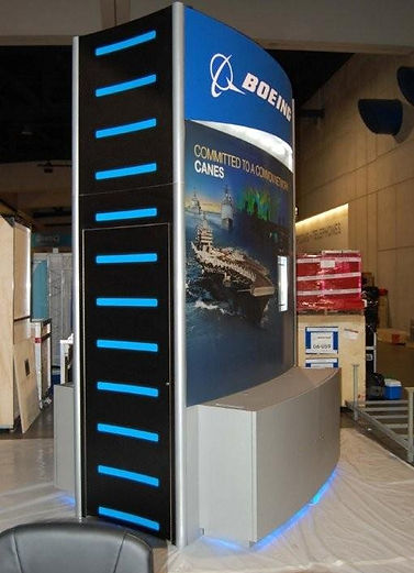 Boeing exhibit sign