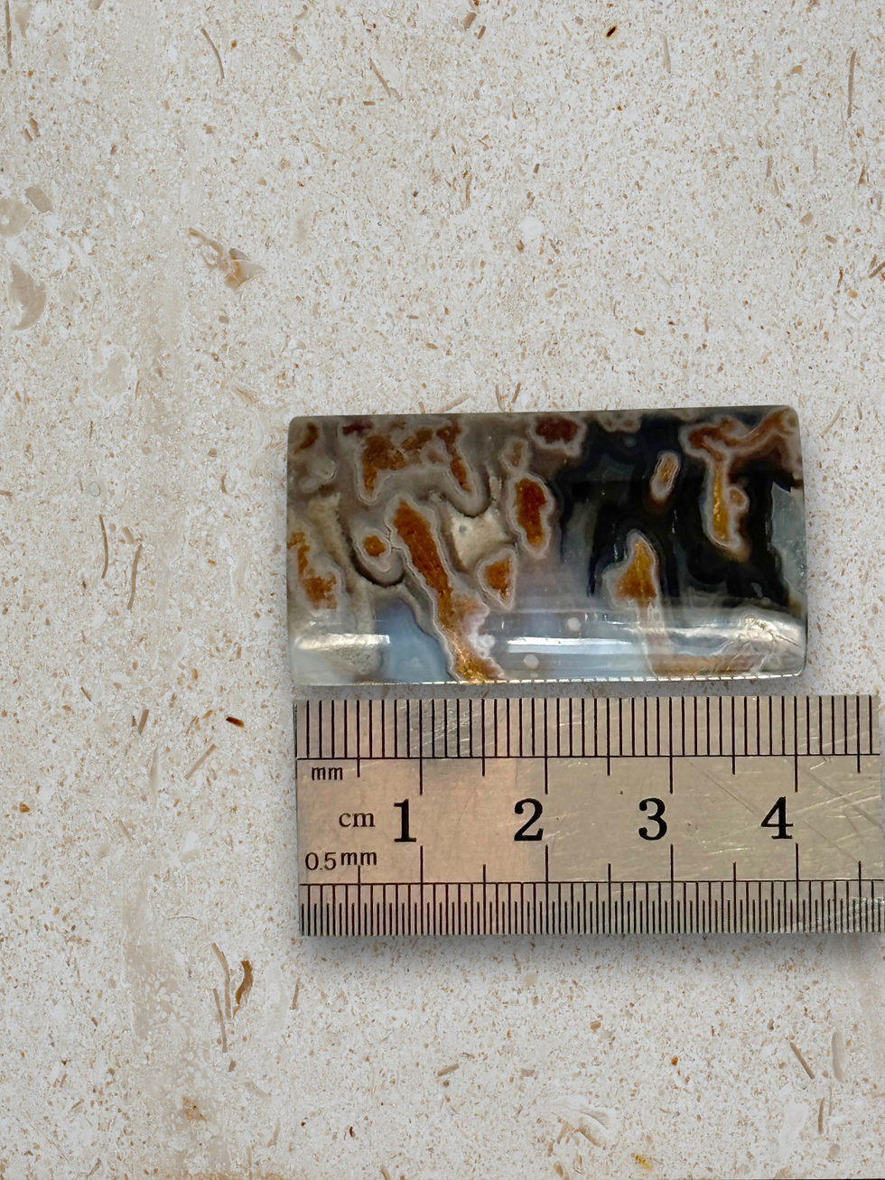 Thumbnail: Turkish Stick Agate cabochon