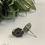 Thumbnail: Mexican Tabasco Black Geode Earrings