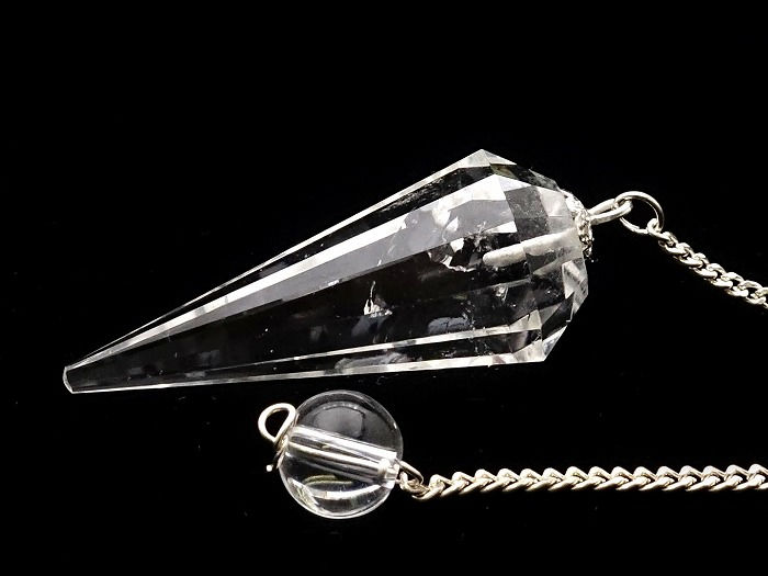 Thumbnail: Crystal Pendulums-Faceted and Plain
