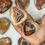 サムネイル： Druzy Carnelian Hearts
