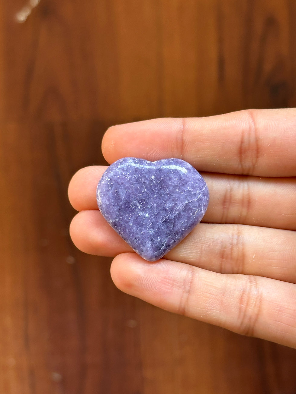 Thumbnail: Mini Lepidolite Hearts