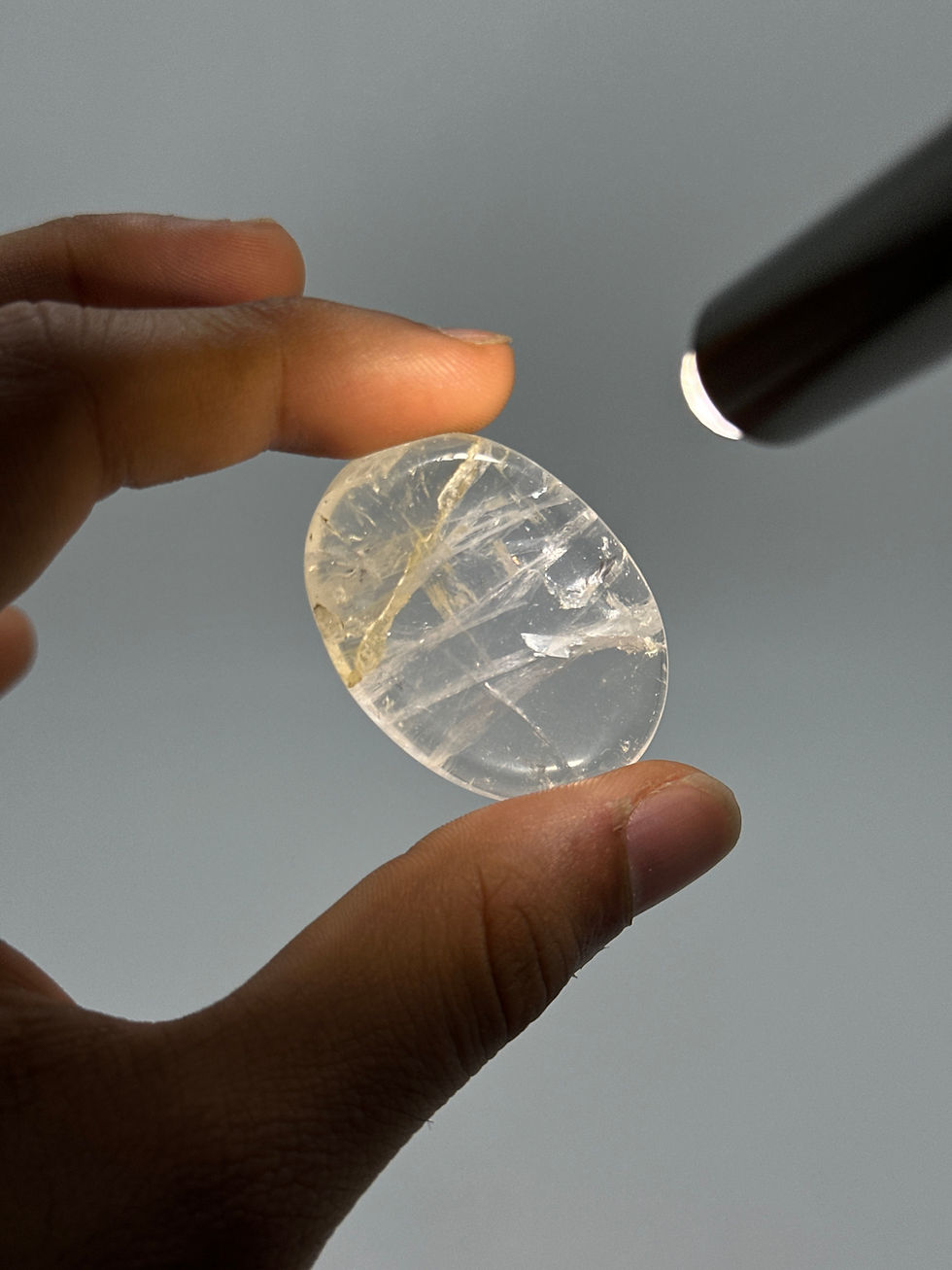 Thumbnail: Clear Quartz Worry Stone