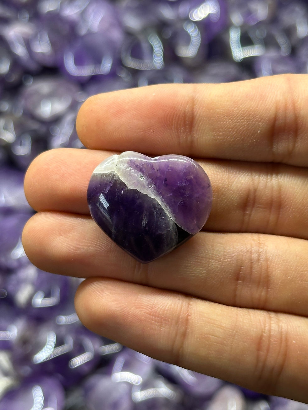 Thumbnail: Mini Amethyst Hearts