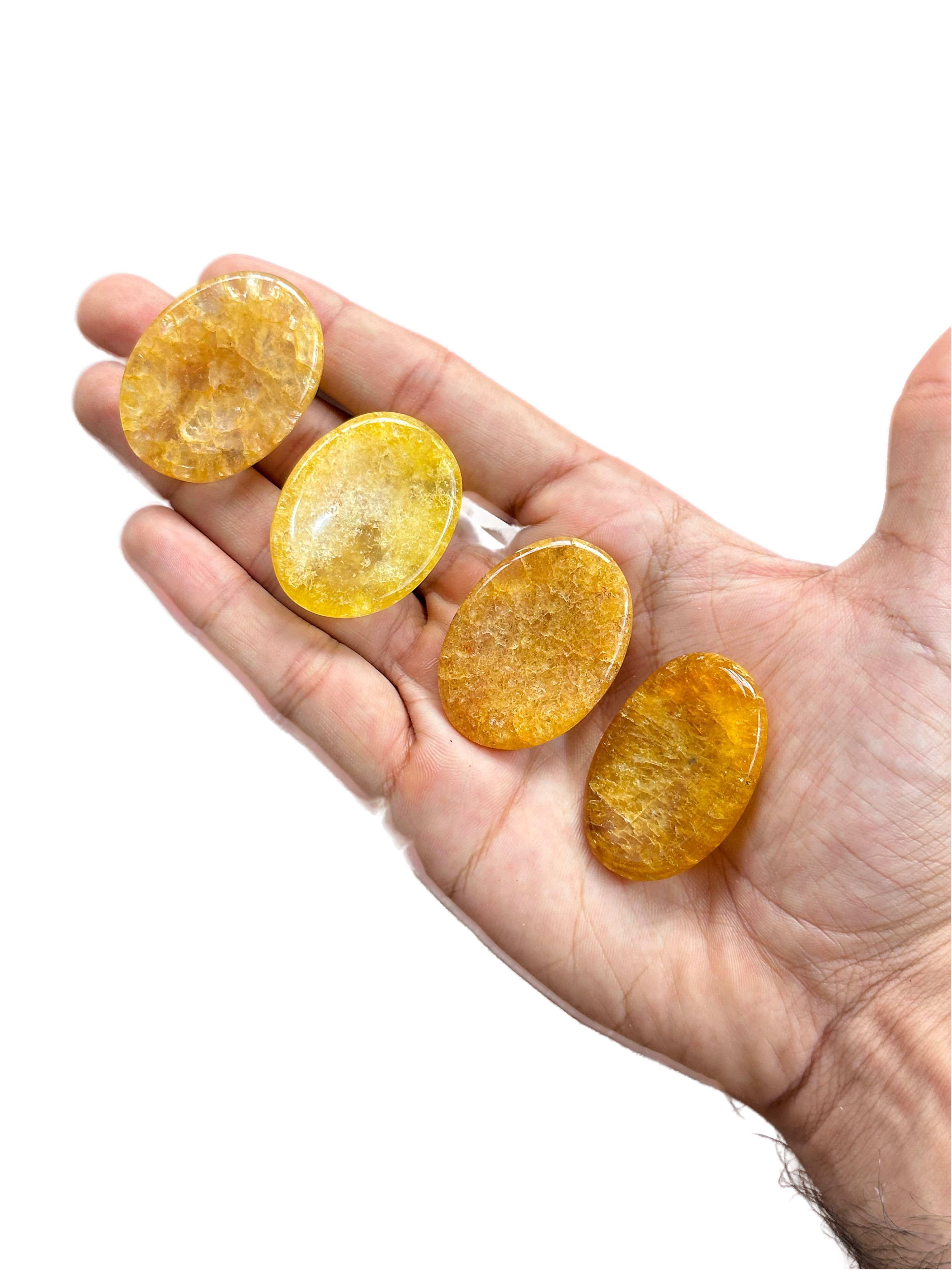 Golden Healer Quartz Worry Stones