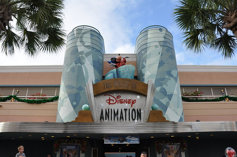 Disney Animations sign at Disney Hollywood Studios