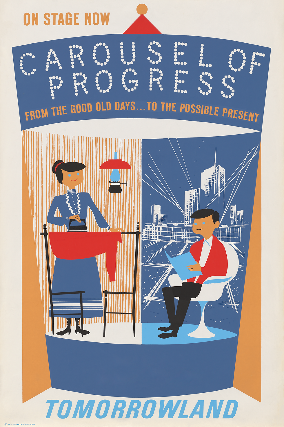 New Poster Image for the Carousel of Progress in the Magic Kingdom | Image Credit Disney