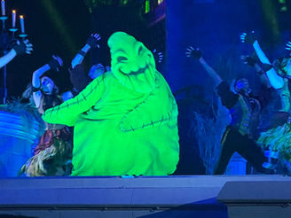 Oggie Boggie in the Hocus Pocus Villain Spelltacular at Mickey's Not So Scary Halloween Party
