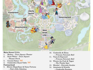 Character Meet and Greet Maps.