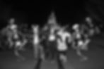Magic Shot - Bren, Lyn, and Kim dancing with skeletons in front of Cinderella Castle