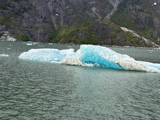 Ice from a glacier in Alaska