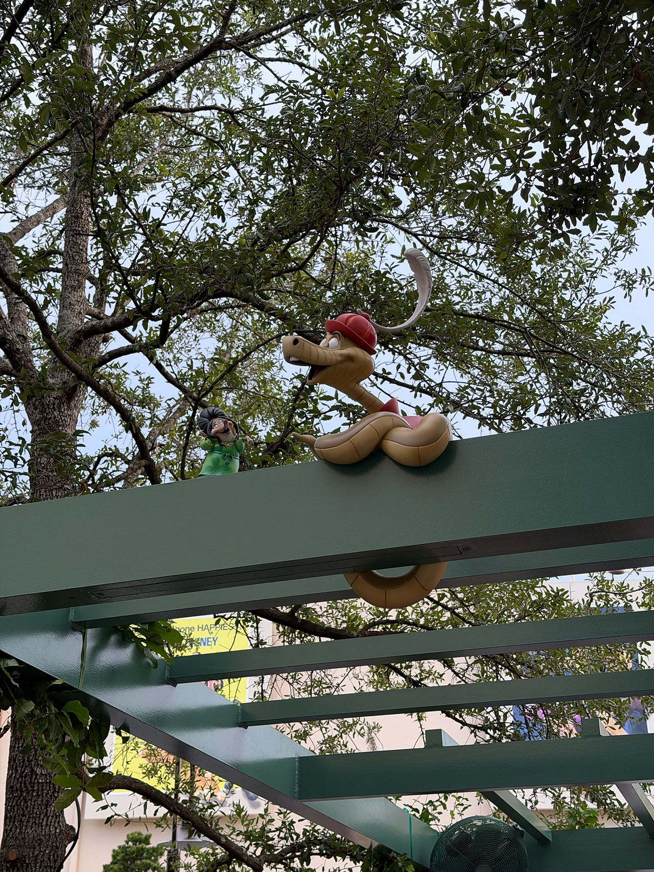 Robin Hood's Hiss the Snake in the Walt Disney Studios Courtyard in Hollywood Studios