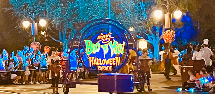 Boo-To-You Parade opening float at Mickey’s Not-So-Scary Halloween Party 2025 in Magic Kingdom