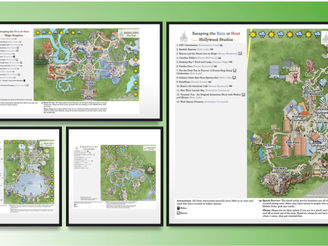 Beat the Rain and Heat WDW Map Preview