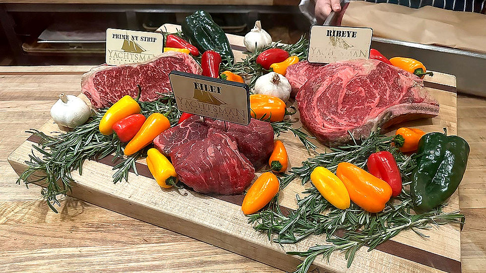 Steak Selection at the Yachtsman Steakhouse