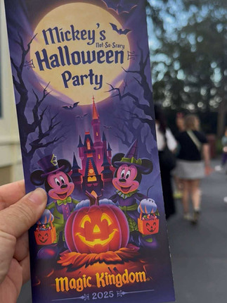 Mickey's No So Scary Halloween Party Map and Guide 2025